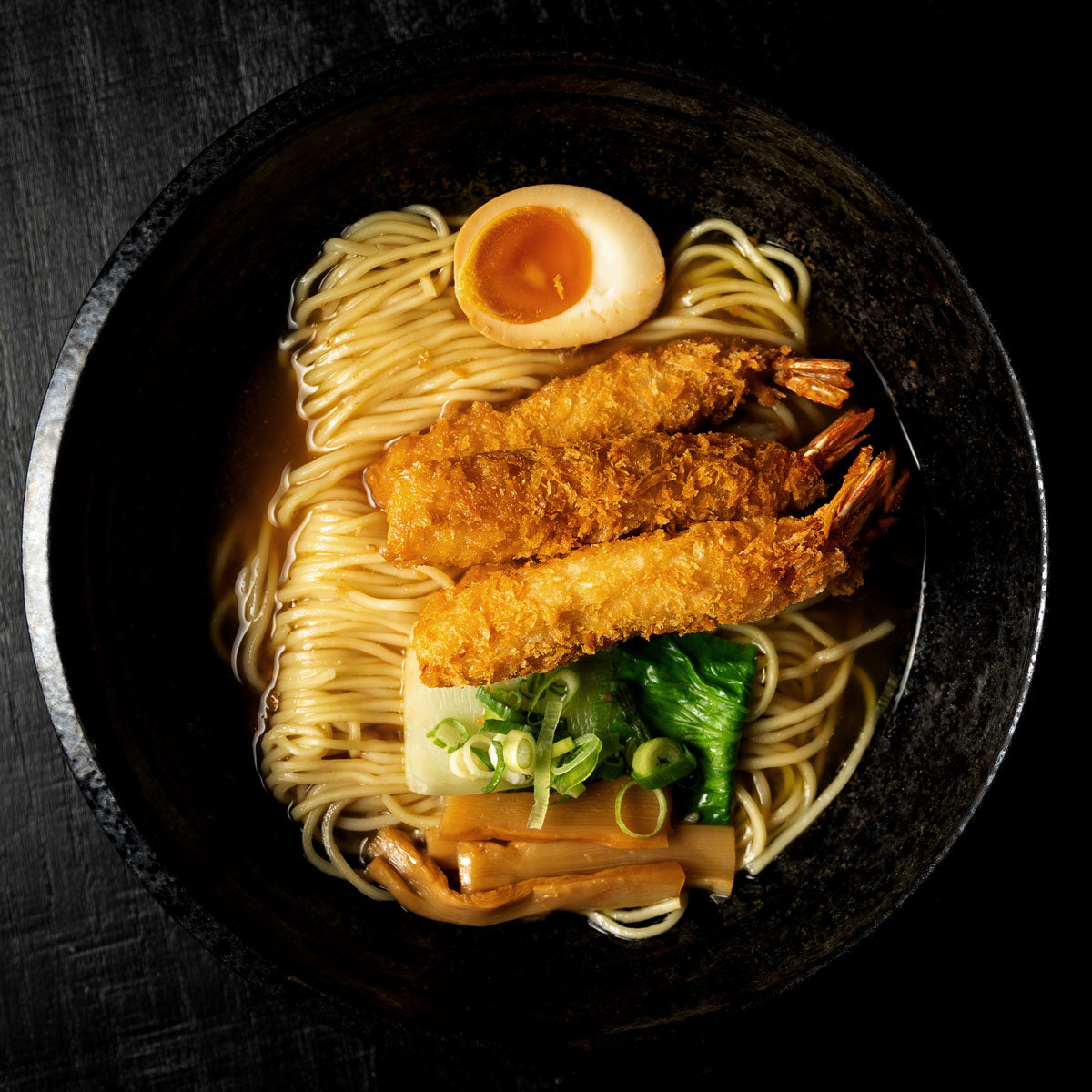 *Shoyu Ramen - Scampis frits - Saveur oignon jeune